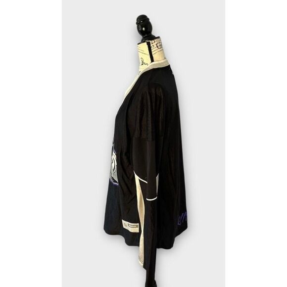 Reebok Women's Size XL Black LA Kings Long Sleeve Hockey Jersey Top - Picture 3 of 9